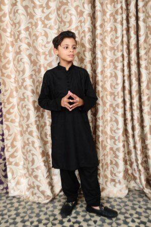 Mom4Little - Black Kameez Shalwar set