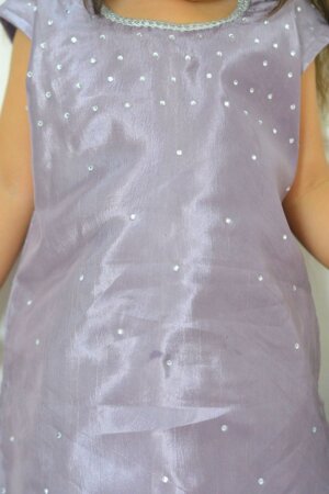Mom4little - Lavender Katan Farshi shalwar set - 2 Piece