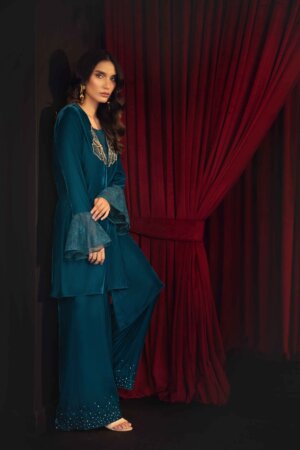 Mystic Teal Velvet