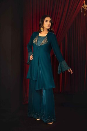 Mystic Teal Velvet