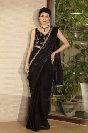 Noir Radiance Saree