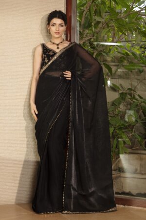 Noir Radiance Saree