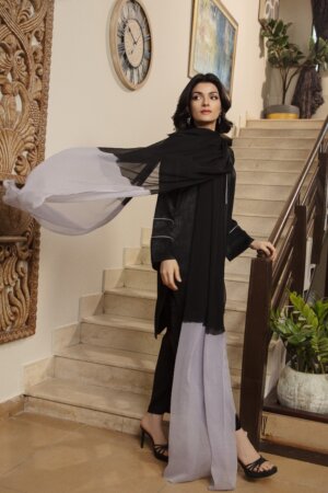 Noir Silk Cord Set