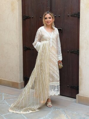 Off-White Chikankari Set