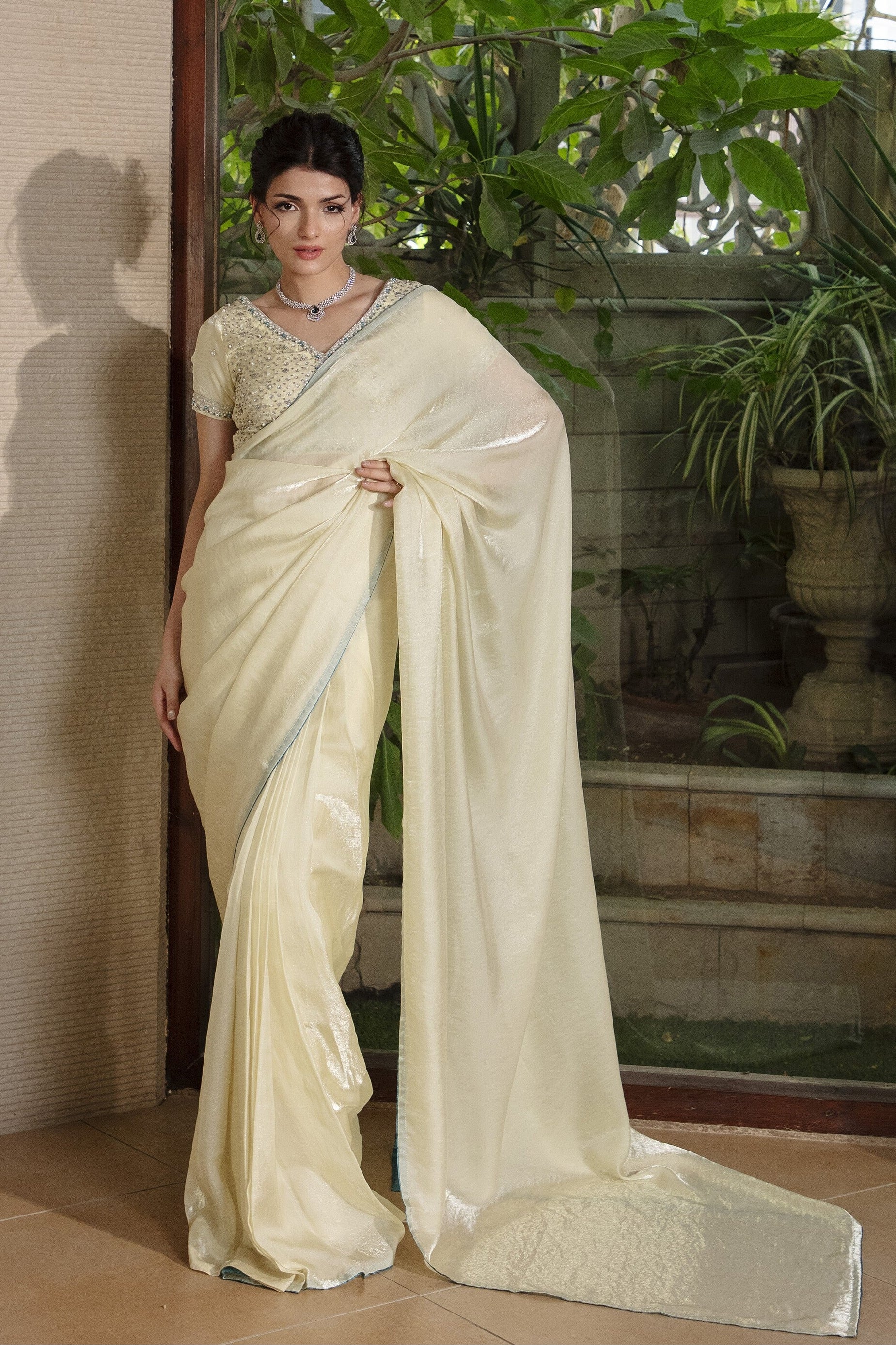 Pastel Radiance Saree