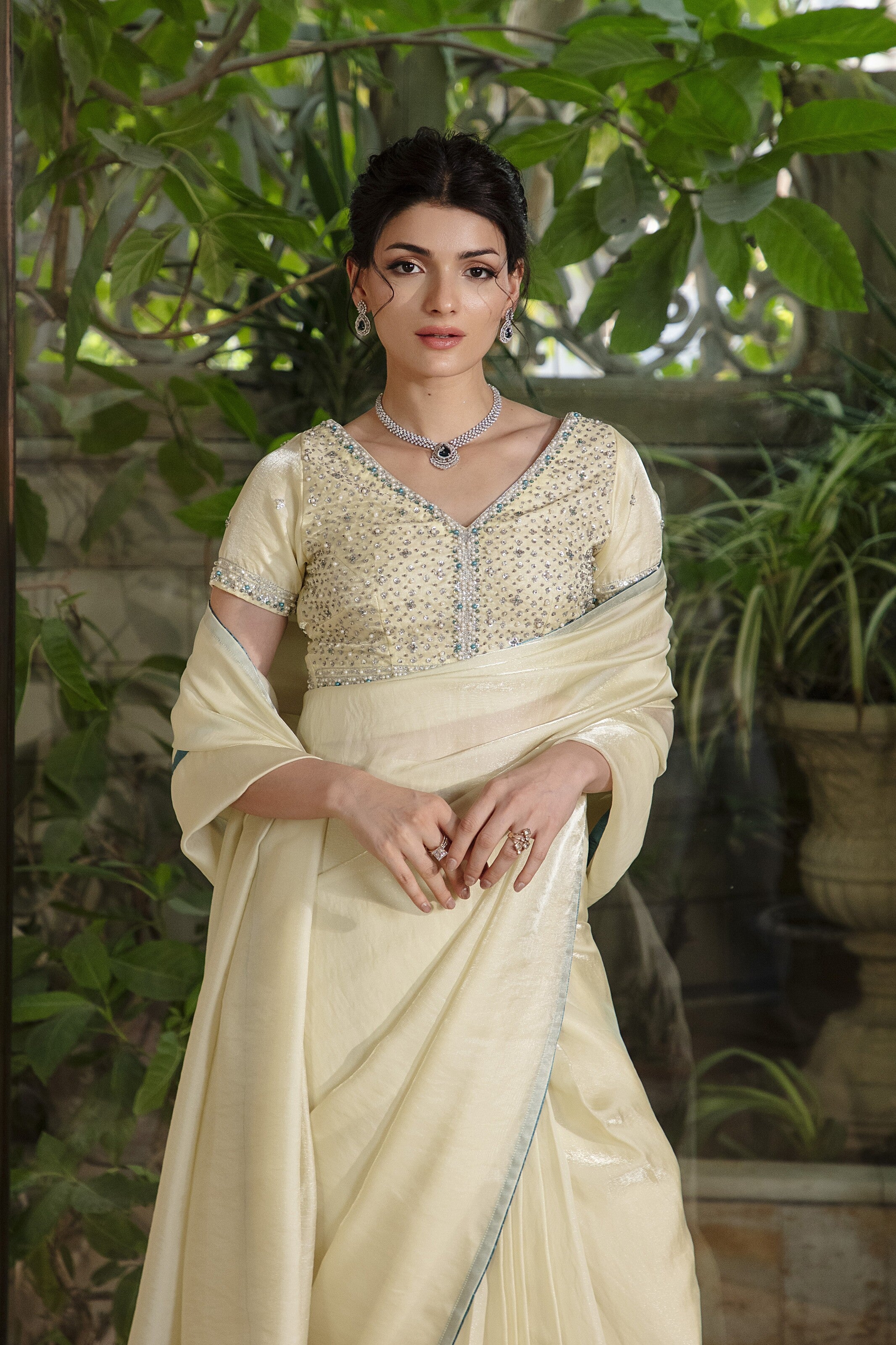 Pastel Radiance Saree - Image 4