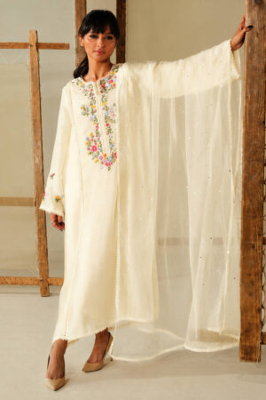 Peach Blossom In White