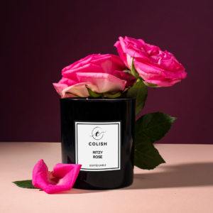 RITZY ROSE SCENTED CANDLE