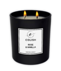 ROSE & VANILLA SCENTED CANDLE
