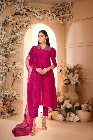 Ruby Pink Rawsilk