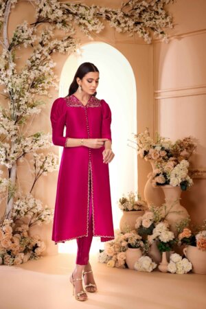 Ruby Pink Rawsilk