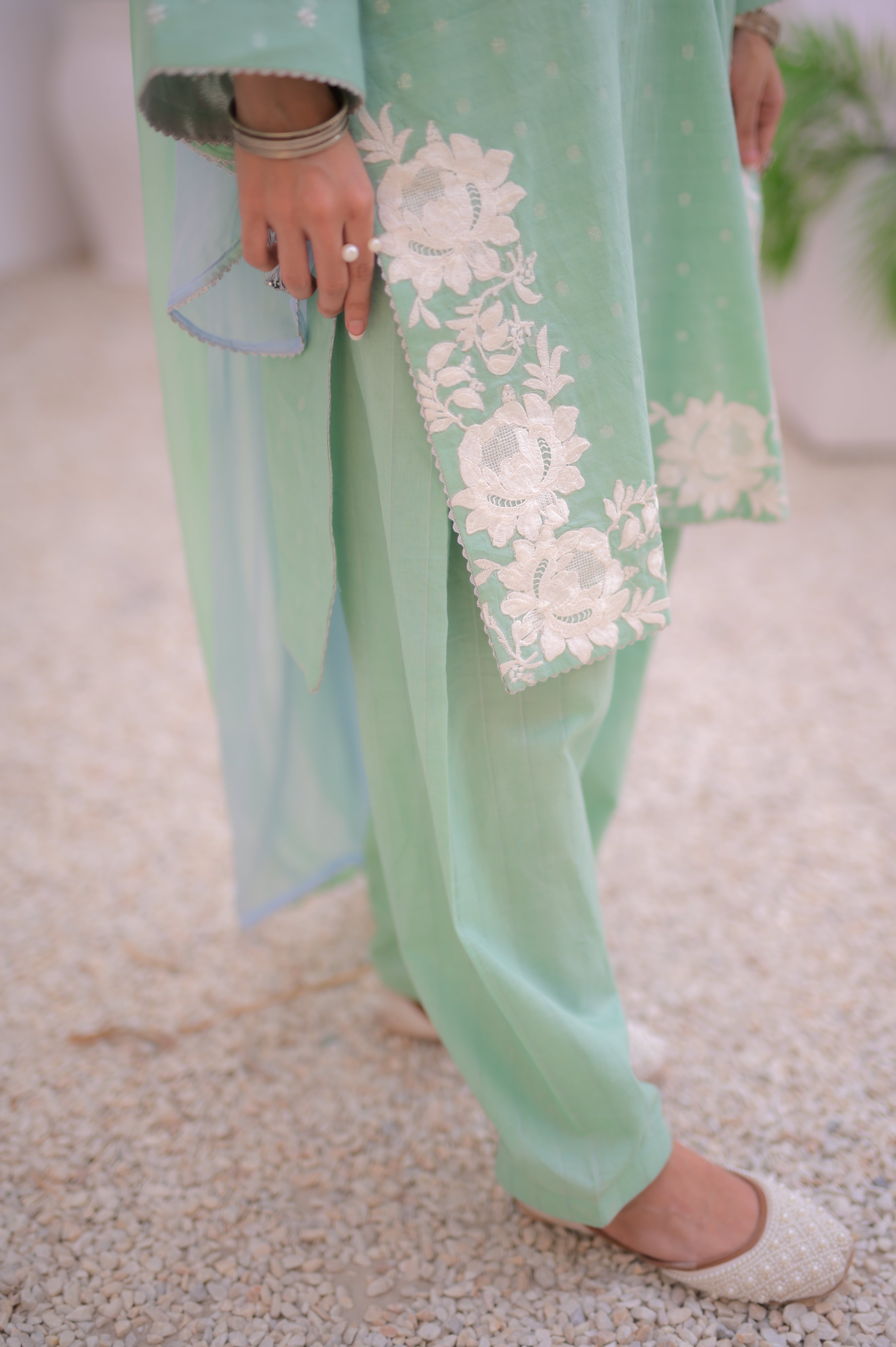 ZAHA SEA GREEN 3-PIECE OUTFIT - Image 4