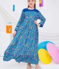Boski Linen Printed Dress