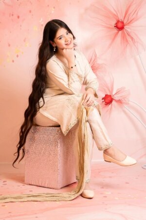 Cey Cotton Embroidered 3 Pc Suit