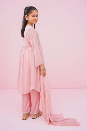 Chiffon Embroidered 3 Pc Suit