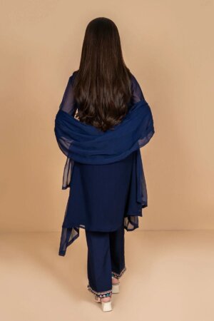 Chiffon Embroidered 3 Pc Suit