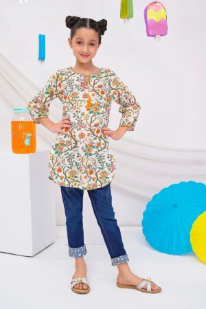 Cotton Lawn Digital Printed Kurta