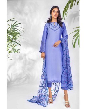 Deep Periwinkle Rawsilk suit