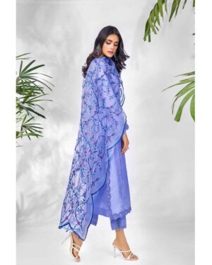 Deep Periwinkle Rawsilk suit