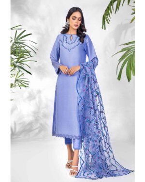 Deep Periwinkle Rawsilk suit