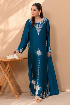 Deep Teal Bloom