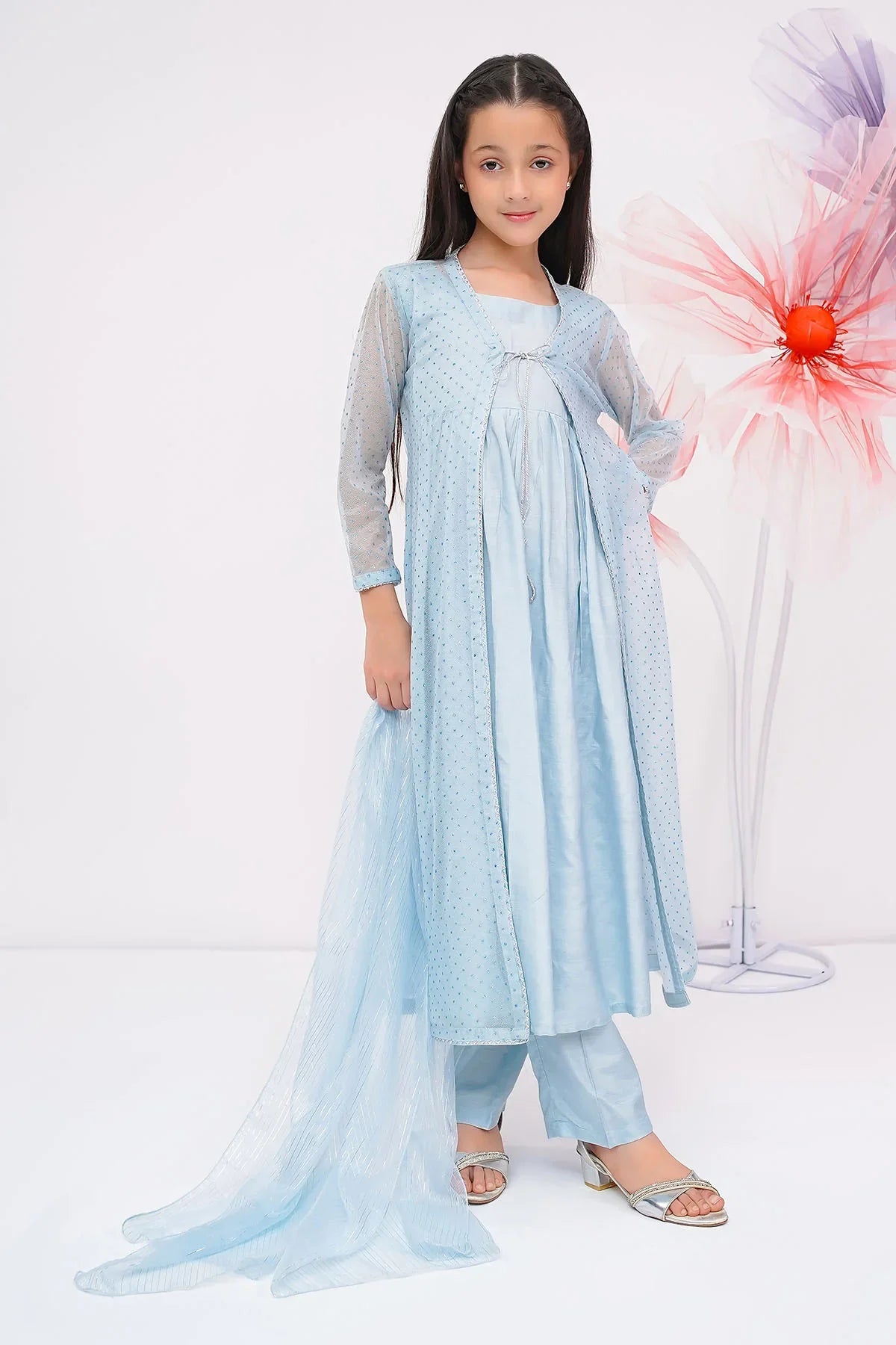 Glitter Net 3 Pc Suit - Image 2