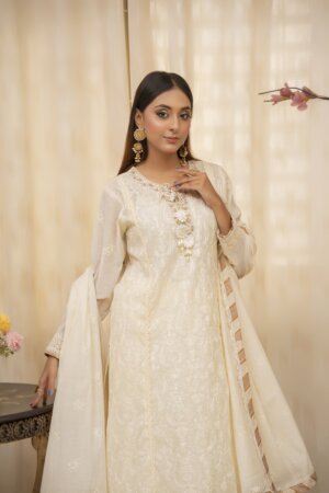 MINARA - Ivory Dress - 3 PCS