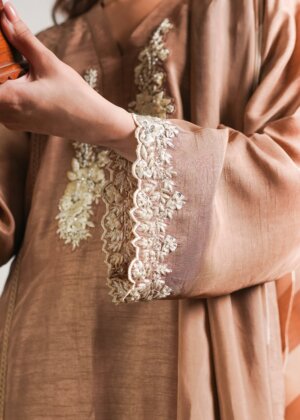 Mocha Kurta and trouser set