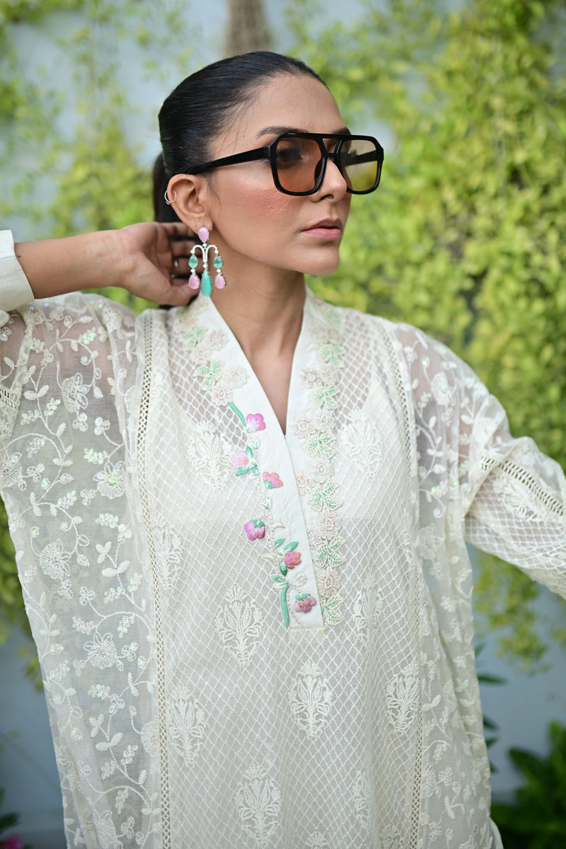 Pastel Blonde ( Kurta with pants) - Image 6