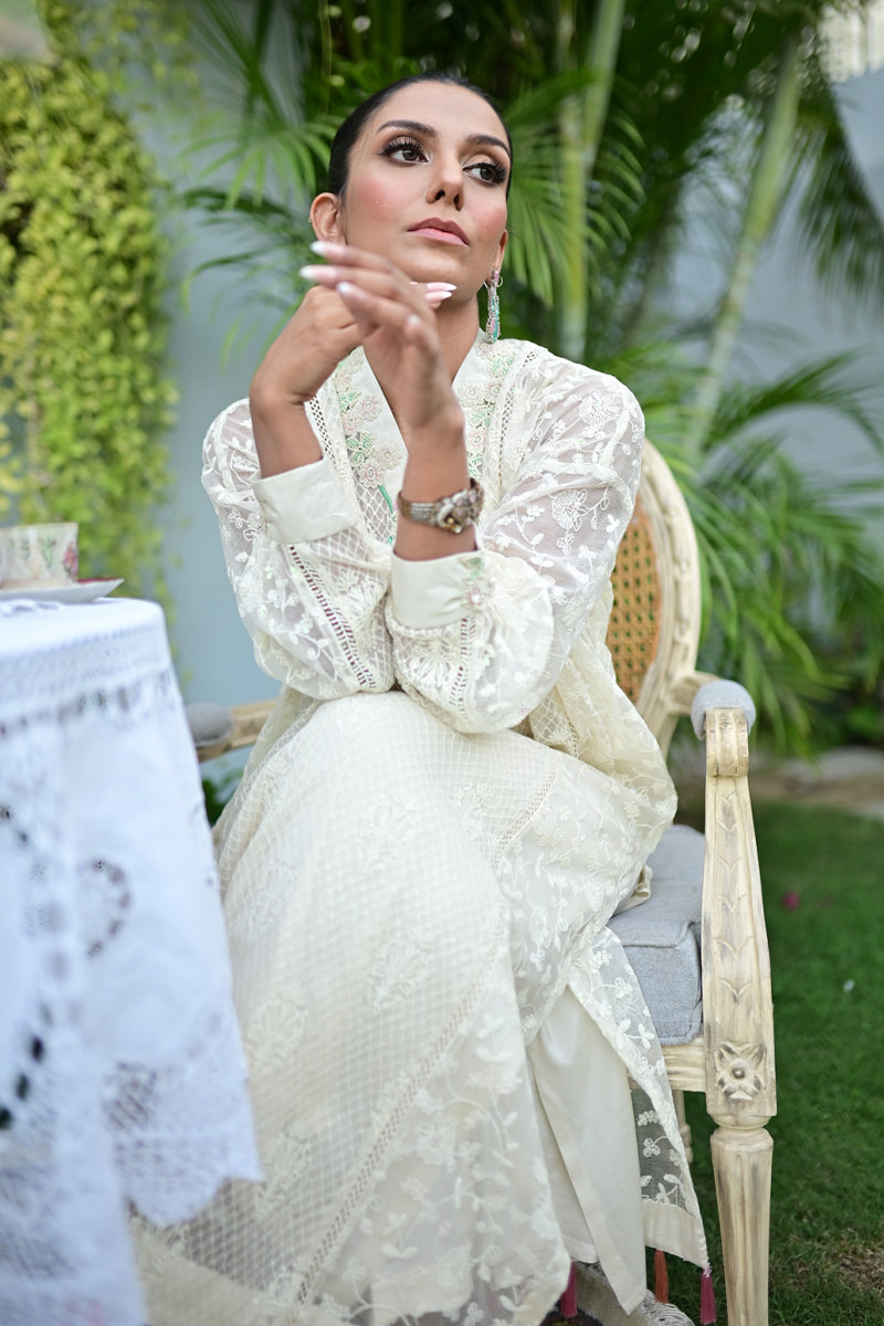 Pastel Blonde ( Kurta with pants) - Image 7