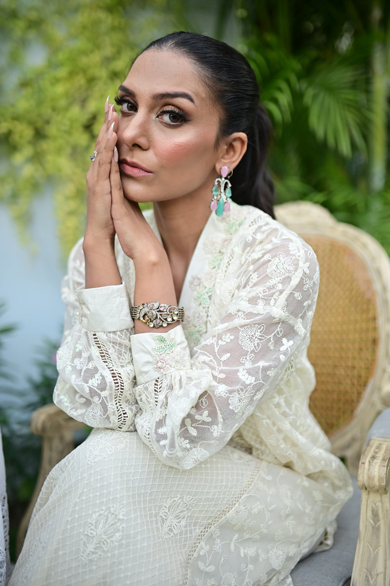 Pastel Blonde ( Kurta with pants) - Image 8