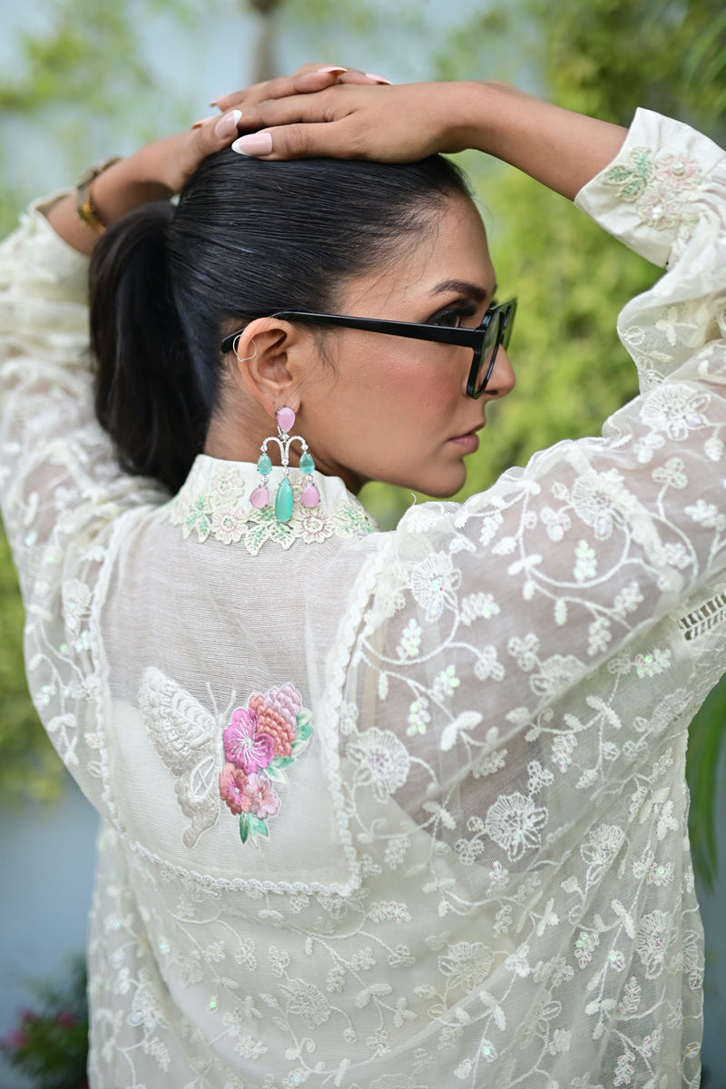 Pastel Blonde ( Kurta with pants) - Image 12