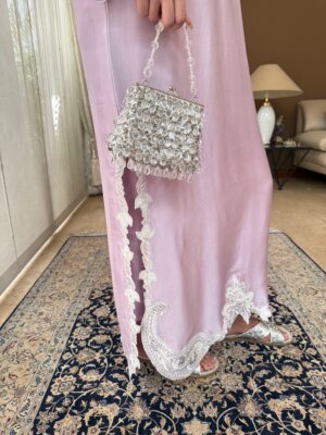 PETAL SILK KAFTAN SET