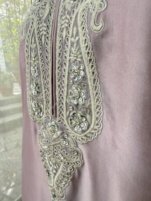 PETAL SILK KAFTAN SET