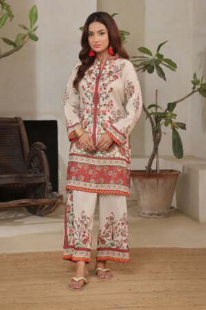 Poly Lawn Digital Printed 2 Pc Suit