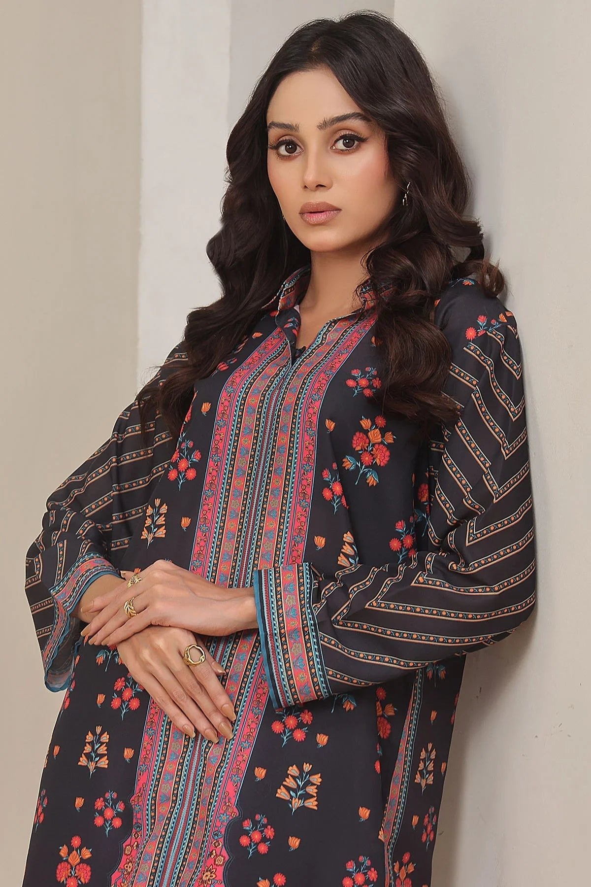 Poly Lawn Digital Printed 2 Pc Suit - Image 2