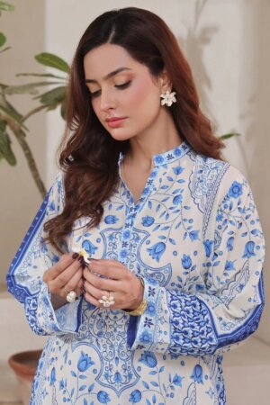 Poly Lawn Digital Printed 2 Pc Suit