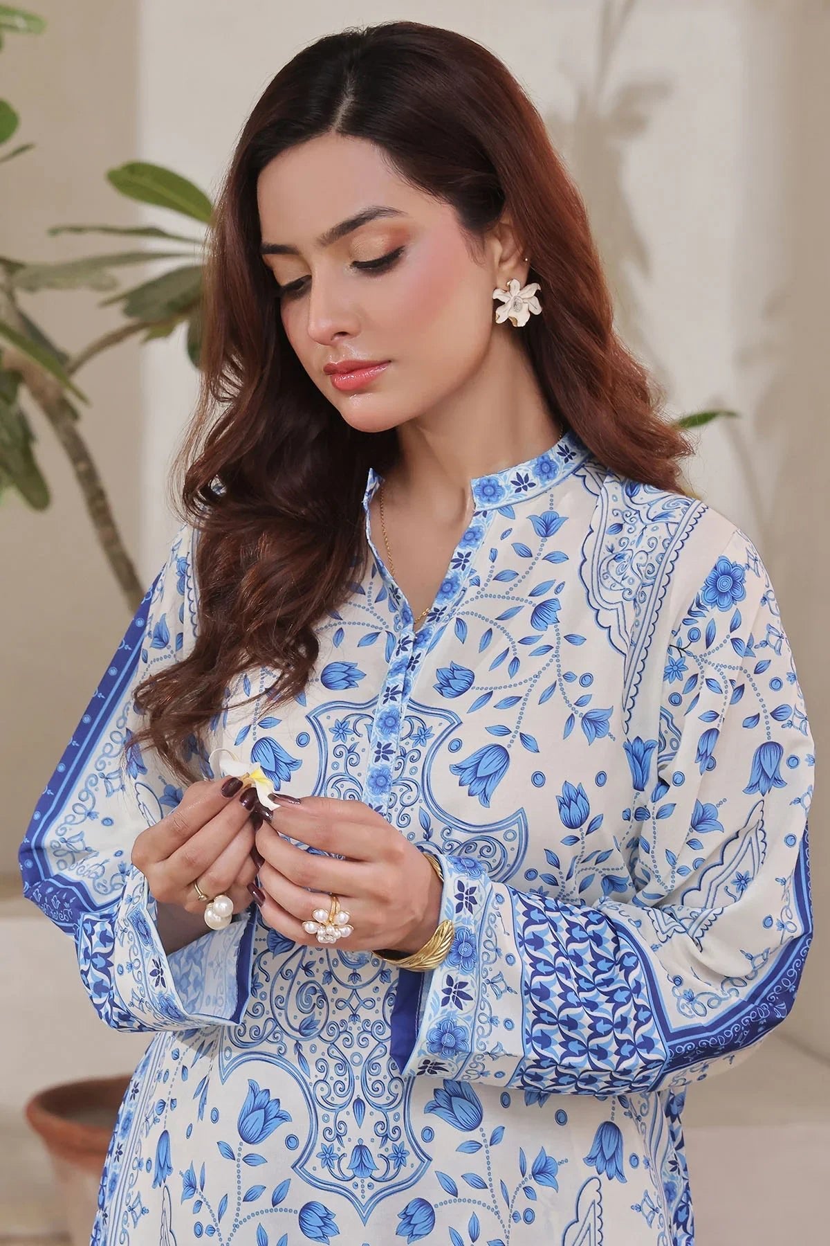 Poly Lawn Digital Printed 2 Pc Suit - Image 2