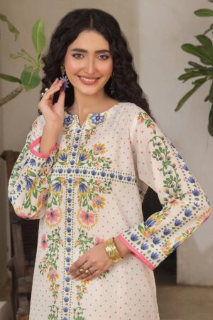 Poly Lawn Digital Printed 2 Pc Suit