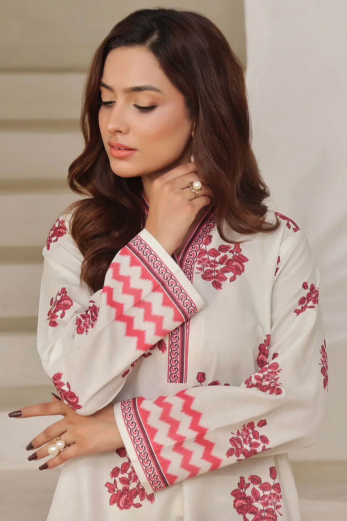 Poly Lawn Digital Printed 2 Pc Suit - Image 3