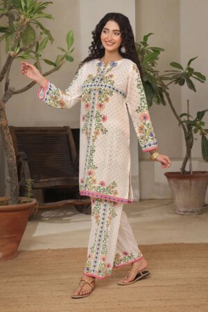 Poly Lawn Digital Printed 2 Pc Suit