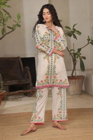 Poly Lawn Digital Printed 2 Pc Suit