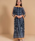 Poly Lawn Digital Printed Kaftan