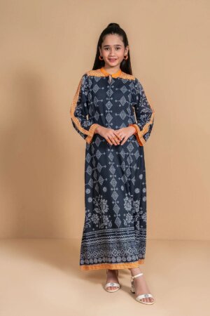 Poly Lawn Digital Printed Kaftan