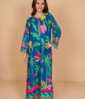 Poly Lawn Digital Printed Kaftan