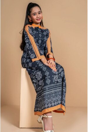 Poly Lawn Digital Printed Kaftan