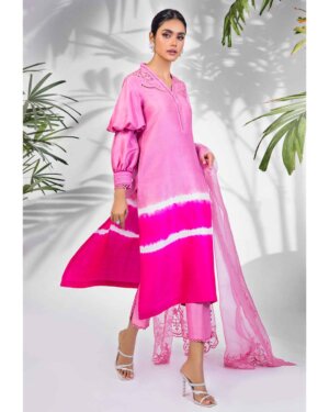 Rose Pink Rawsilk suit