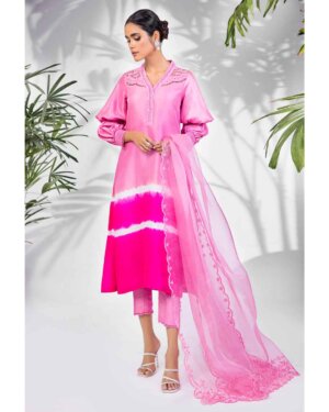 Rose Pink Rawsilk suit