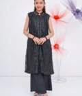 Sequence Net Embroidered 2 Pc Suit