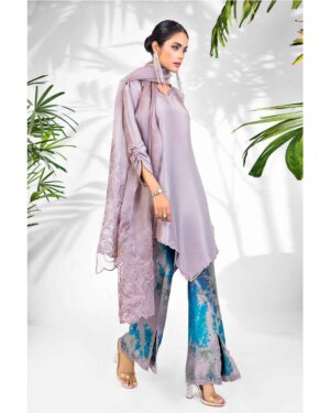 Stone Grey Rawsilk suit